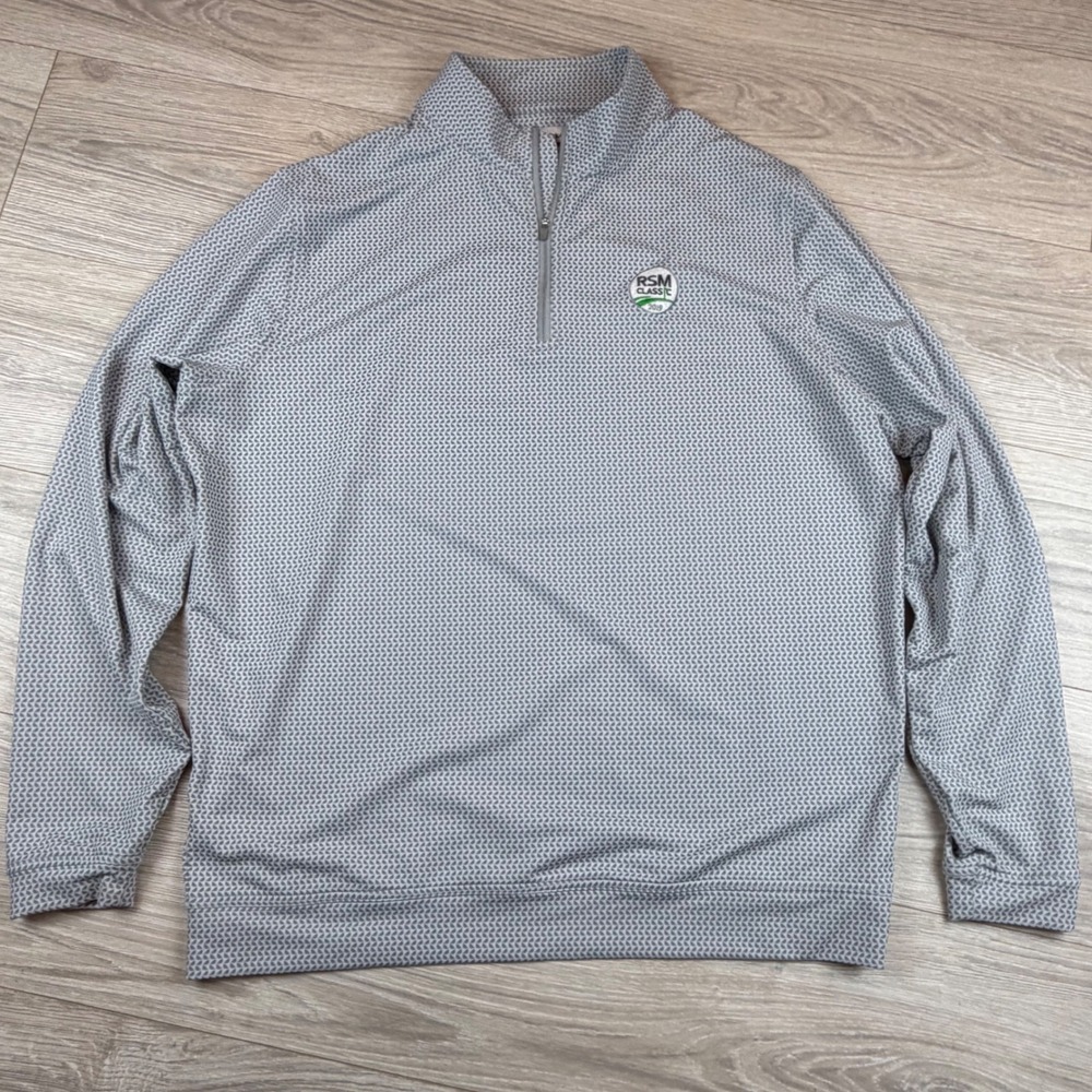 Peter Millar Perth Birdseye Performance Quarter-Z… - image 1